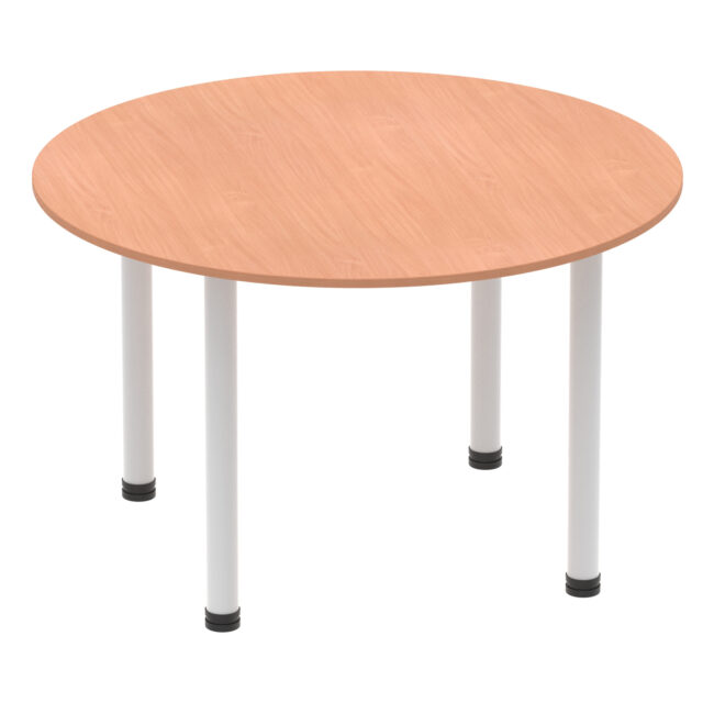 impulse round table with post leg