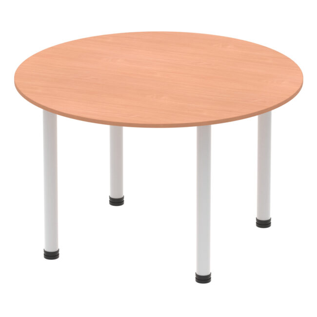 impulse round table with post leg