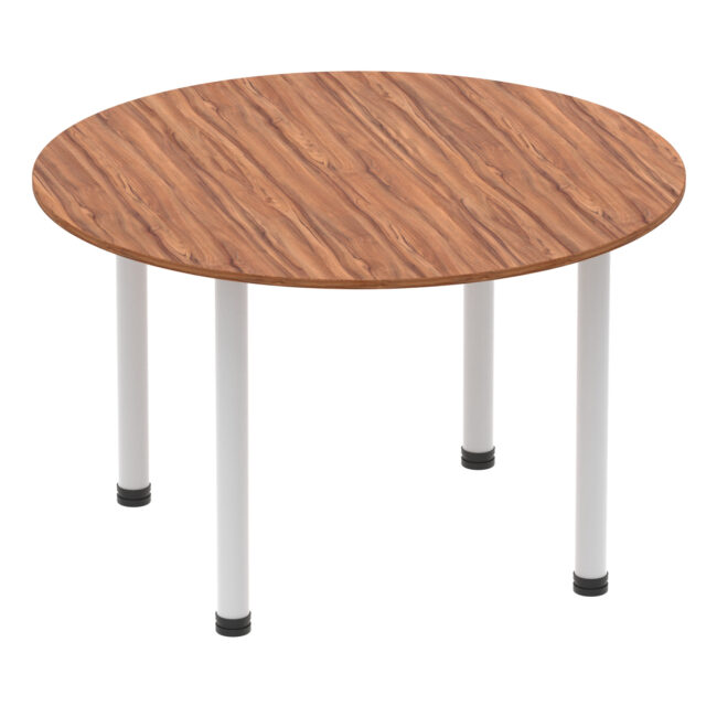 impulse round table with post leg