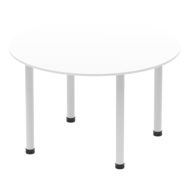 impulse round table with post leg