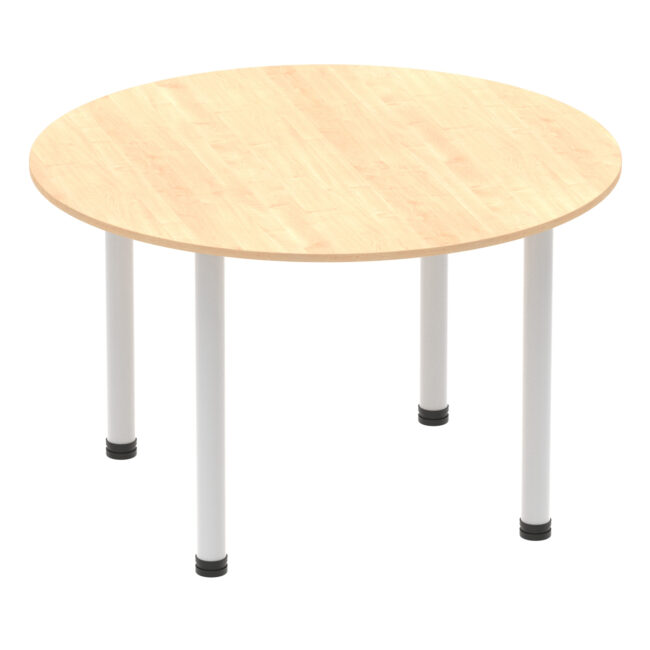 impulse round table with post leg