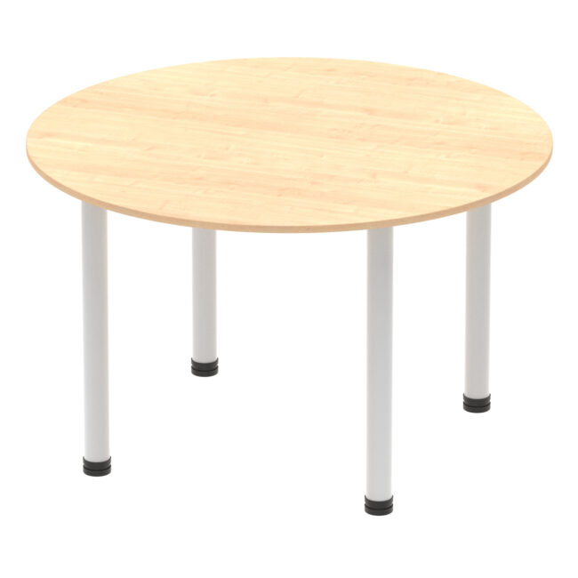 impulse round table with post leg