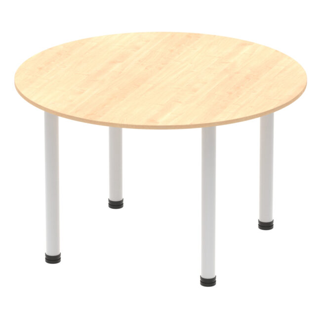 impulse round table with post leg