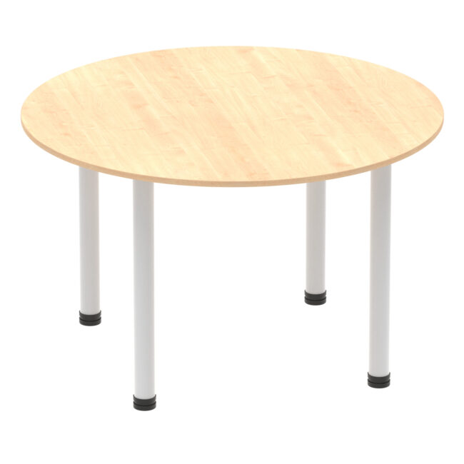 impulse round table with post leg