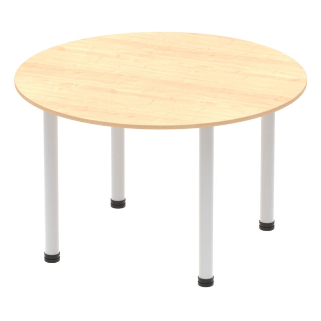 impulse round table with post leg