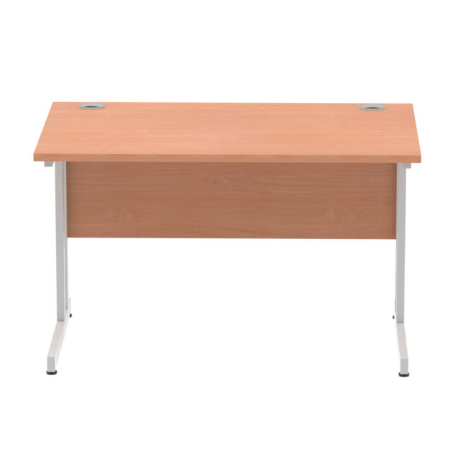 impulse 1200mm straight desk cantilever leg