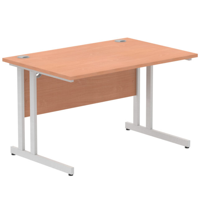 impulse 1200mm straight desk cantilever leg