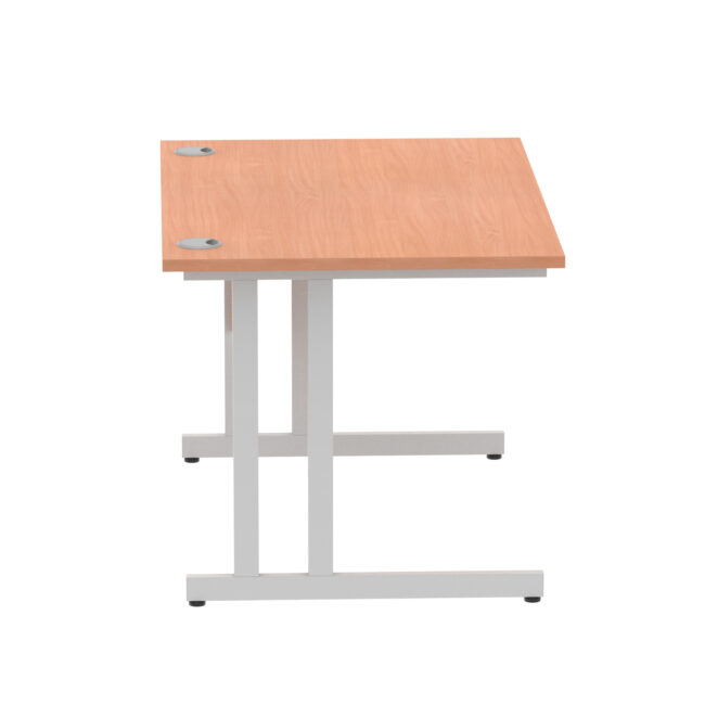 impulse 1200mm straight desk cantilever leg