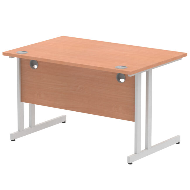 impulse 1200mm straight desk cantilever leg