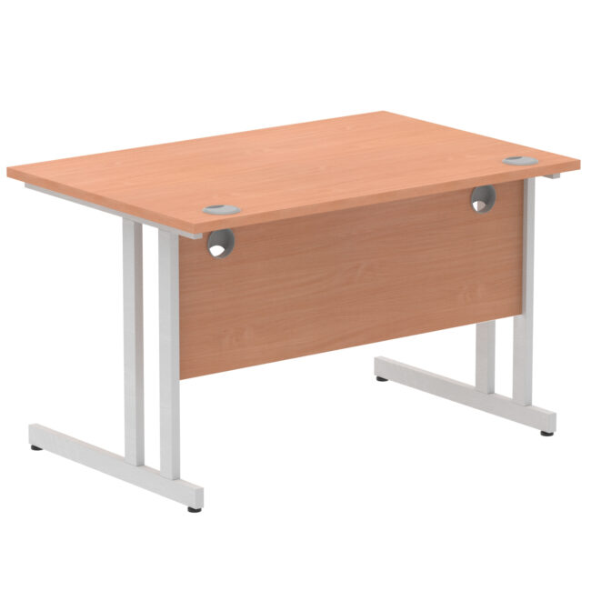 impulse 1200mm straight desk cantilever leg