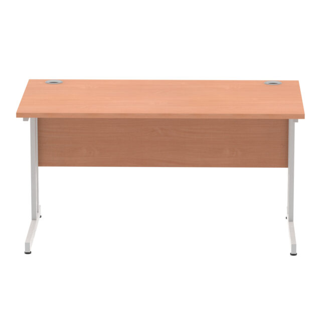 impulse 1400mm straight desk cantilever leg