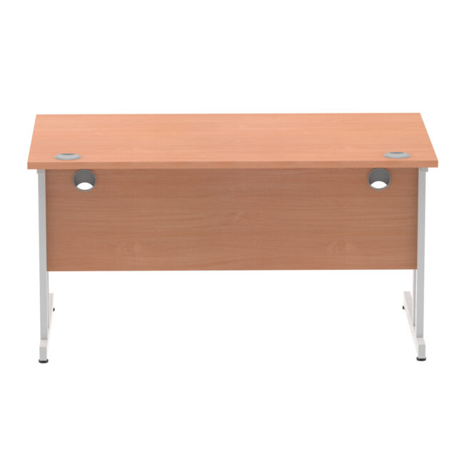 impulse 1400mm straight desk cantilever leg