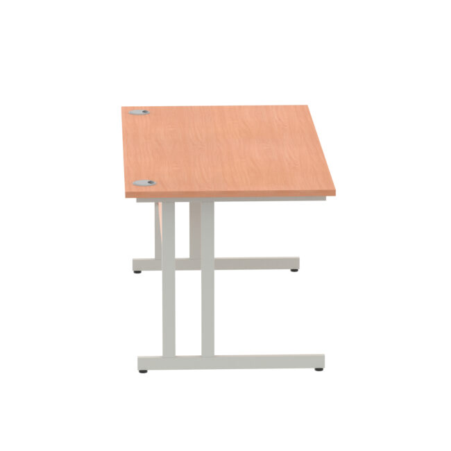 impulse 1600mm straight desk cantilever leg