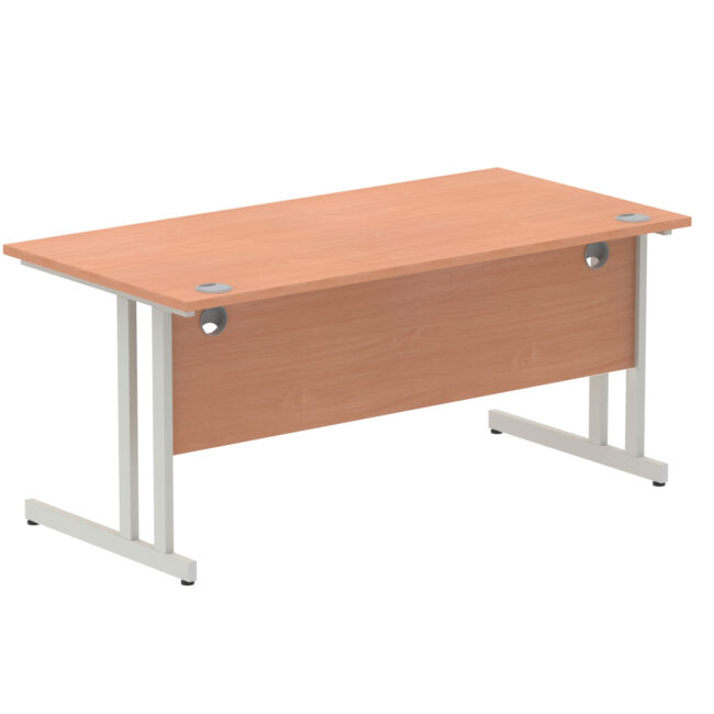 impulse 1600mm straight desk cantilever leg