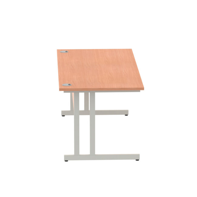 impulse 1800mm straight desk cantilever leg