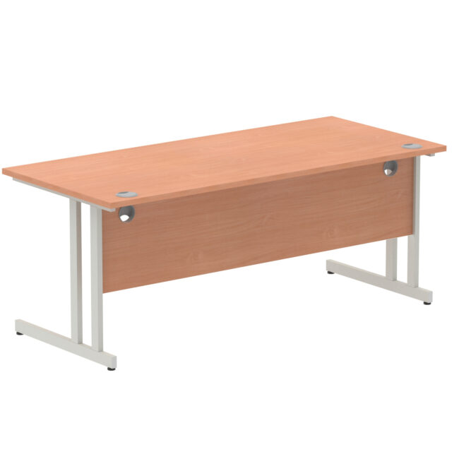 impulse 1800mm straight desk cantilever leg