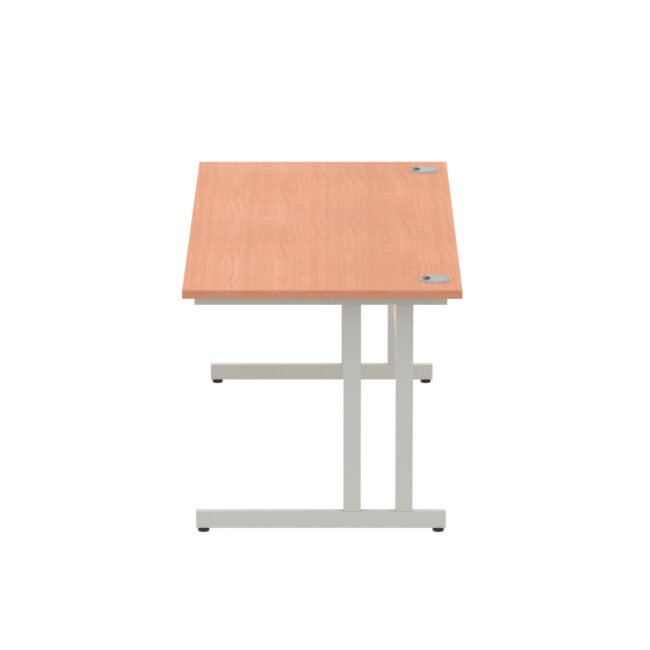 impulse 1800mm straight desk cantilever leg