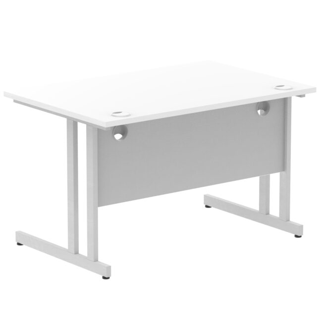 impulse 1200mm straight desk cantilever leg