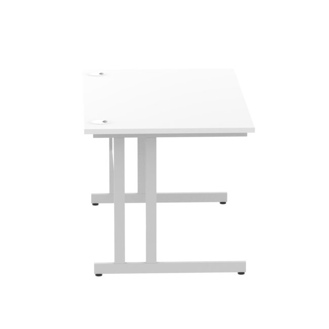 impulse 1400mm straight desk cantilever leg