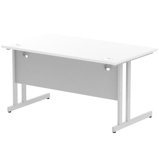 impulse 1400mm straight desk cantilever leg