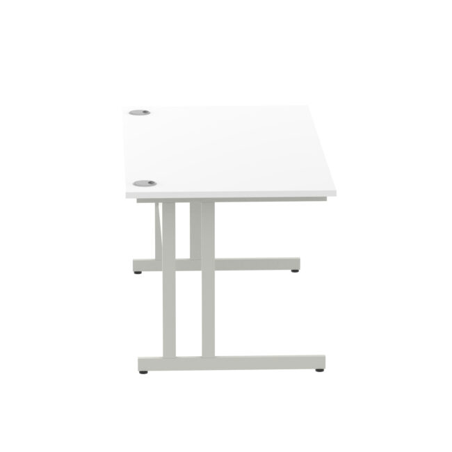impulse 1600mm straight desk cantilever leg