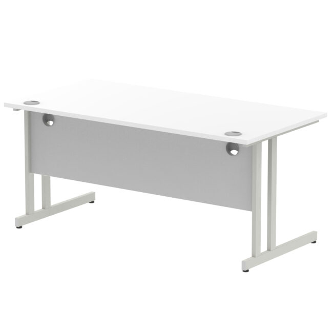 impulse 1600mm straight desk cantilever leg