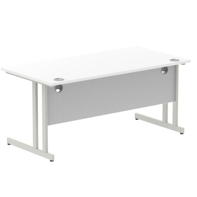 impulse 1600mm straight desk cantilever leg