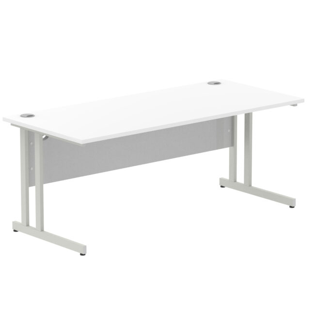 impulse 1800mm straight desk cantilever leg