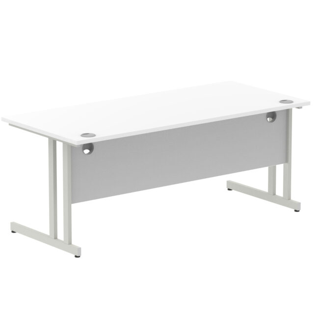 impulse 1800mm straight desk cantilever leg