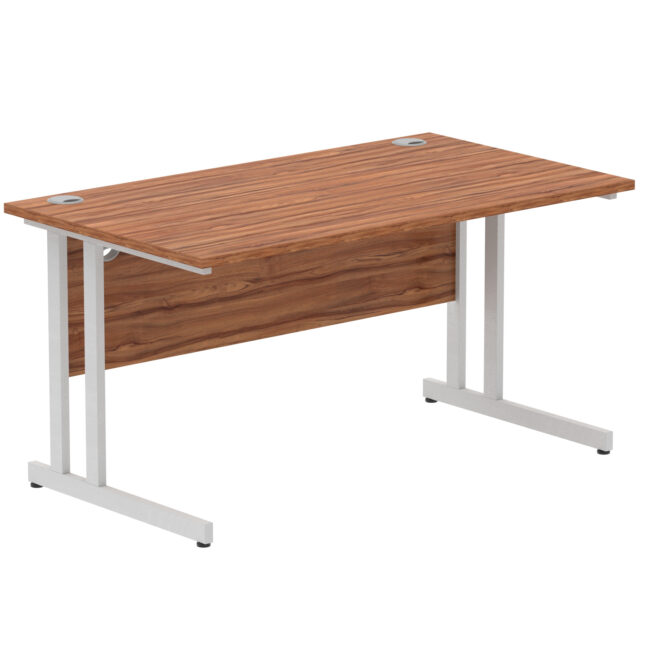 impulse 1400mm straight desk cantilever leg