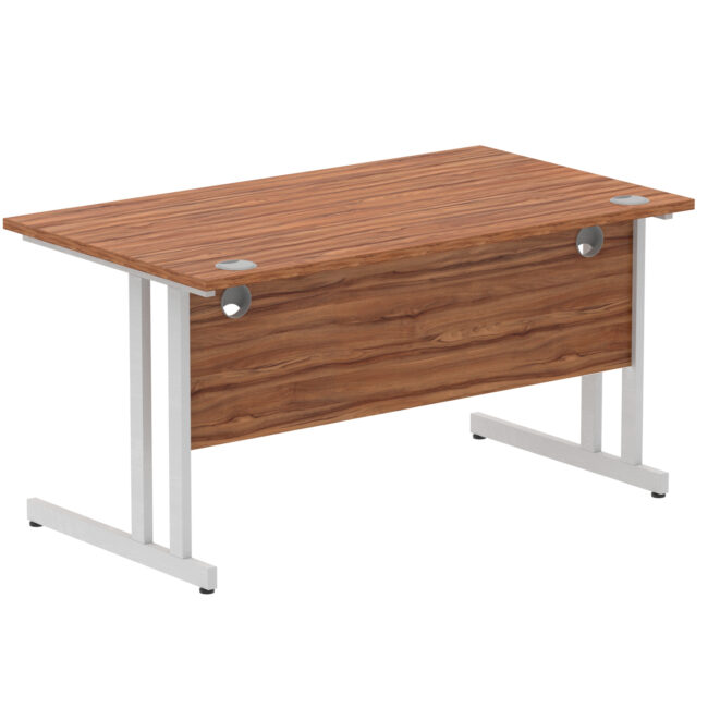 impulse 1400mm straight desk cantilever leg