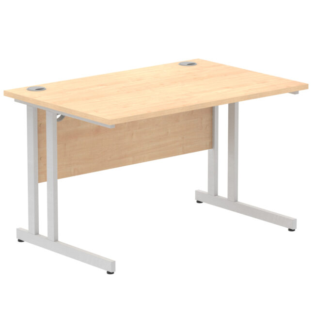 impulse 1200mm straight desk cantilever leg