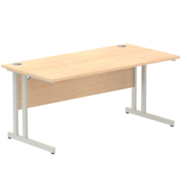 impulse 1600mm straight desk cantilever leg