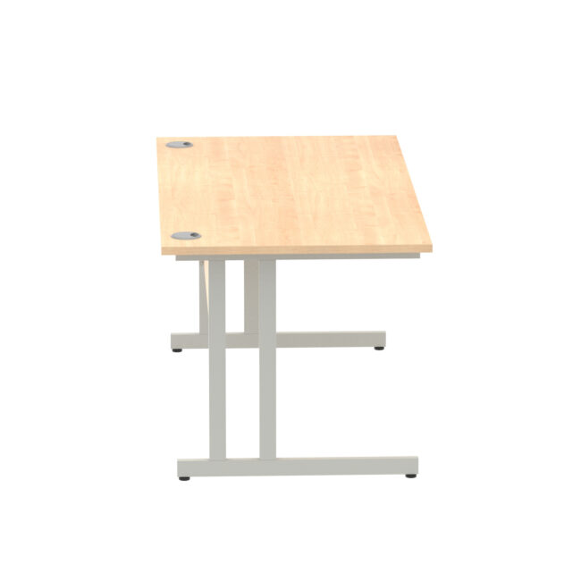 impulse 1600mm straight desk cantilever leg