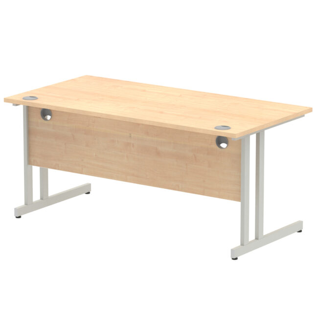 impulse 1600mm straight desk cantilever leg