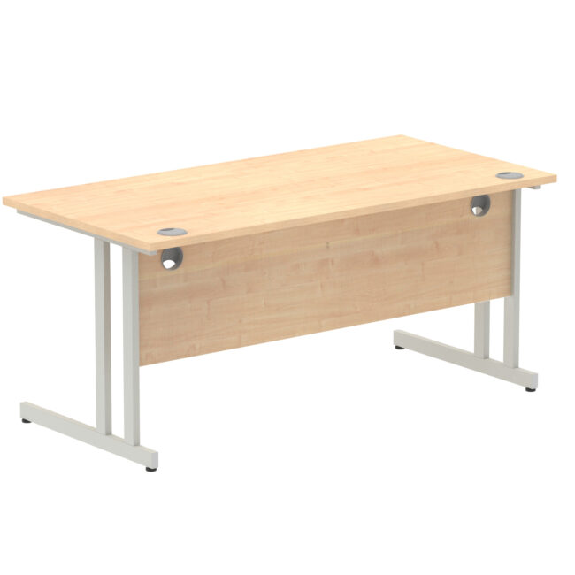 impulse 1600mm straight desk cantilever leg