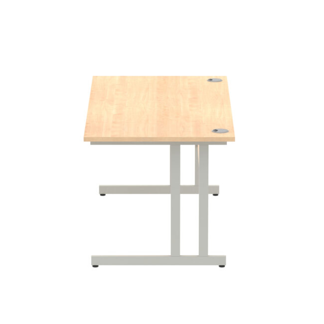 impulse 1600mm straight desk cantilever leg