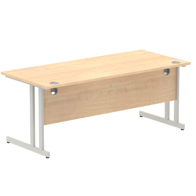impulse 1800mm straight desk cantilever leg