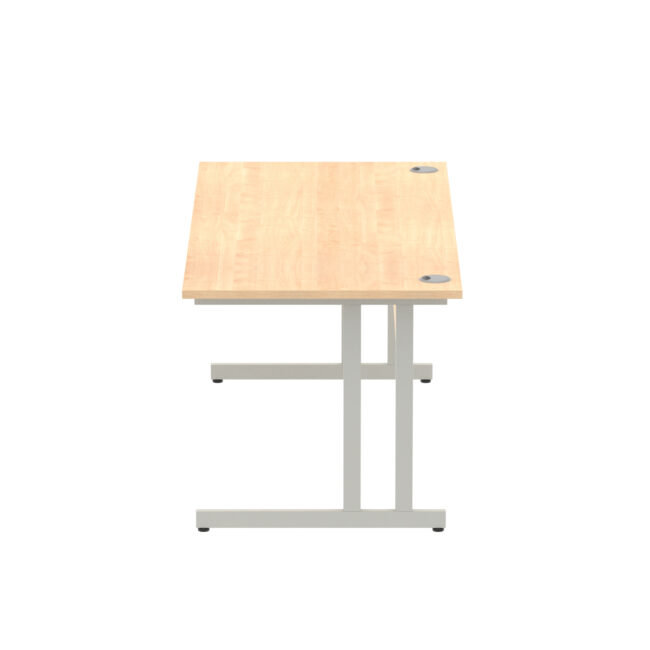 impulse 1800mm straight desk cantilever leg
