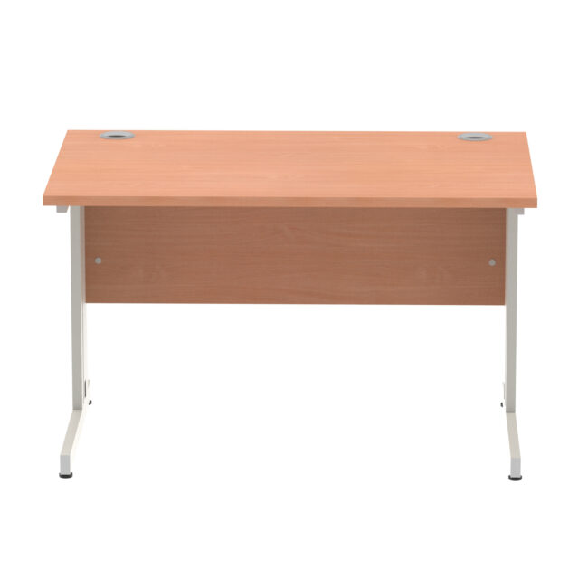 impulse 1200mm straight desk cable managed leg