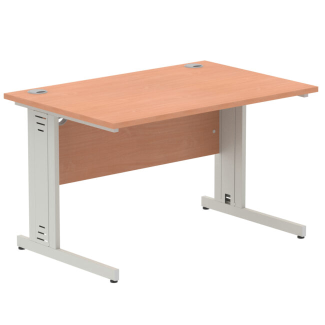 impulse 1200mm straight desk cable managed leg