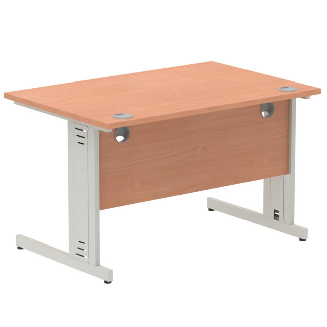 impulse 1200mm straight desk cable managed leg