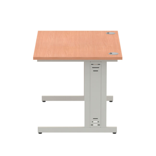 impulse 1200mm straight desk cable managed leg