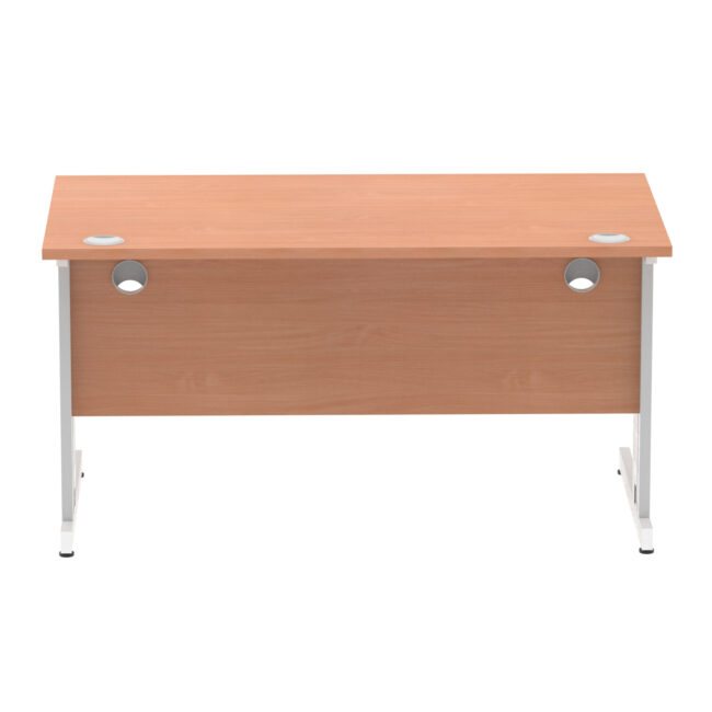 impulse 1400mm straight desk cable managed leg