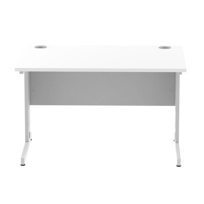 impulse 1200mm straight desk cable managed leg