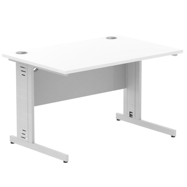 impulse 1200mm straight desk cable managed leg