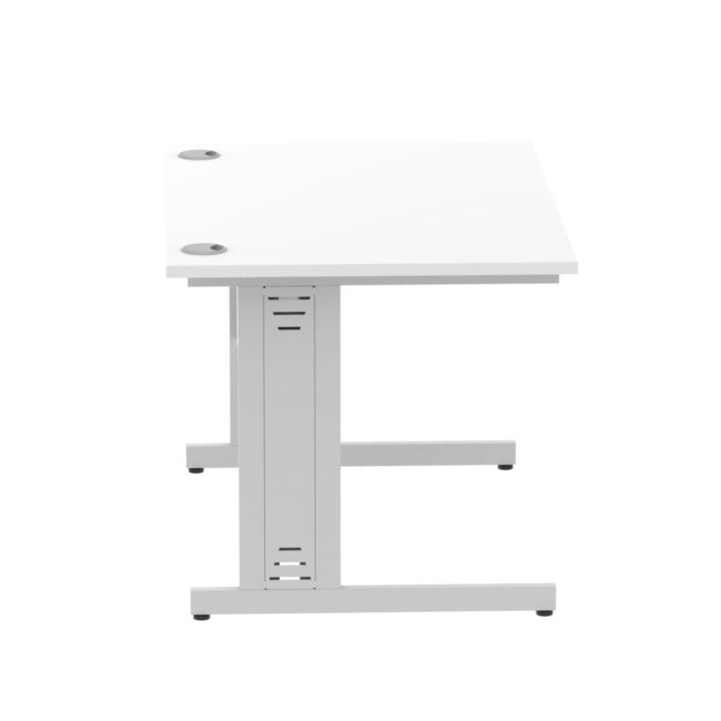 impulse 1200mm straight desk cable managed leg