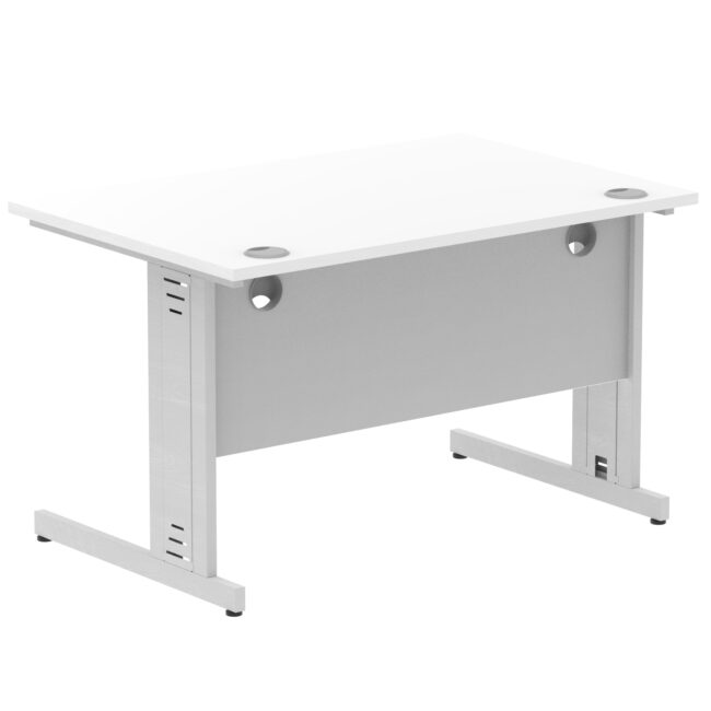 impulse 1200mm straight desk cable managed leg