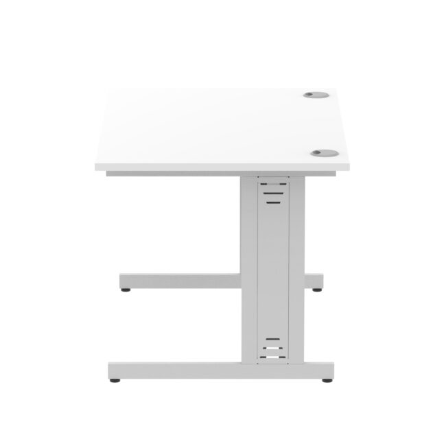 impulse 1200mm straight desk cable managed leg