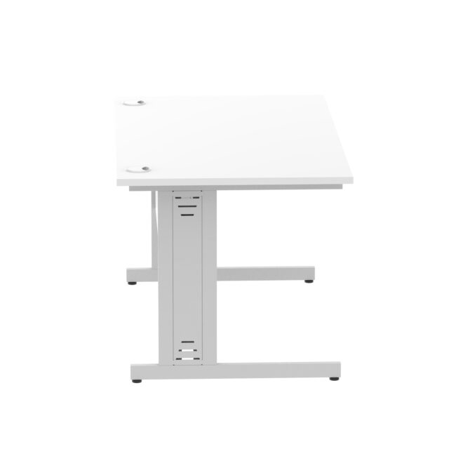 impulse 1400mm straight desk cable managed leg